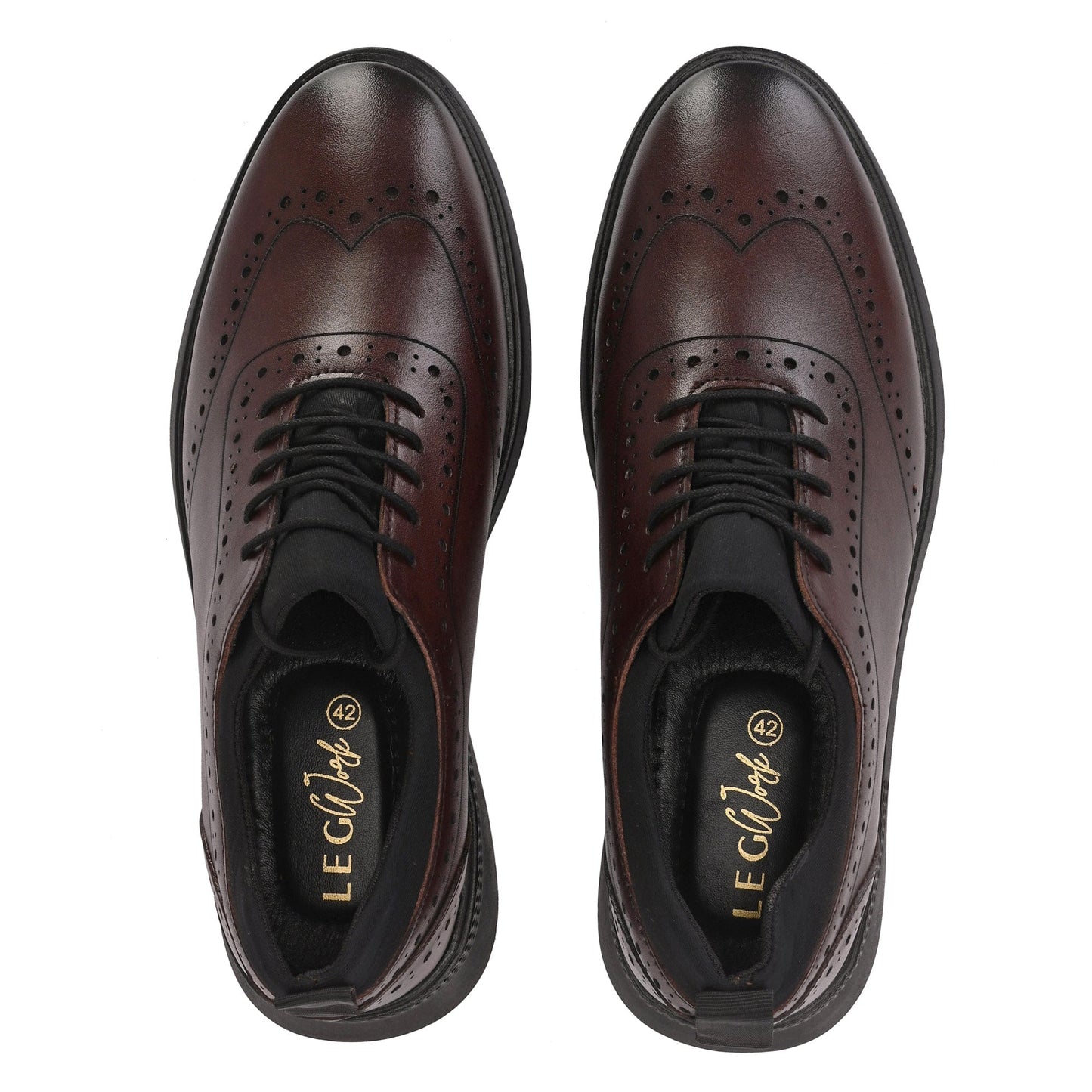 Legwork Brogue 2.0 Coffee Brown Italian Leather Shoes