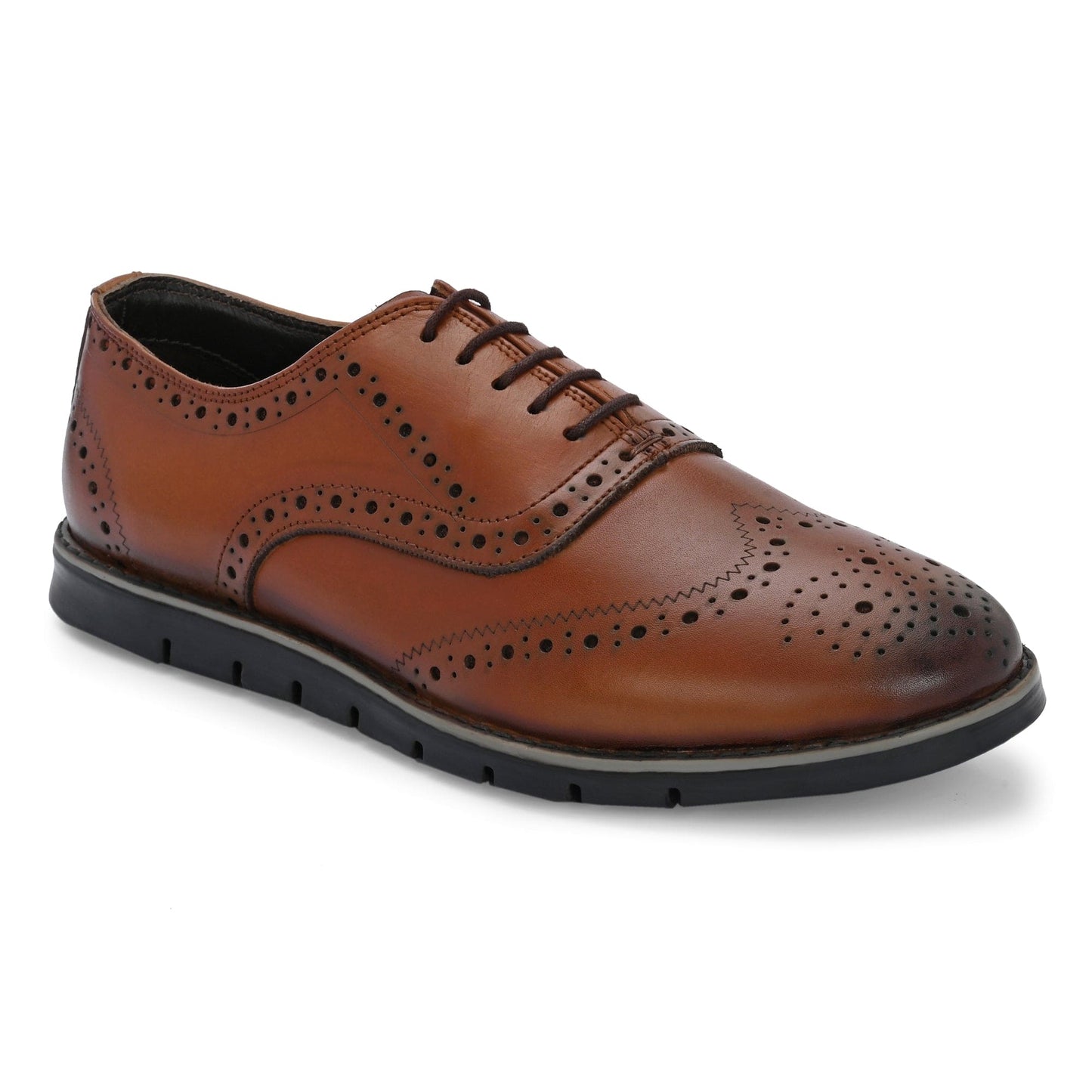 Legwork Informal Brogue Original Tan Italian Leather Shoes