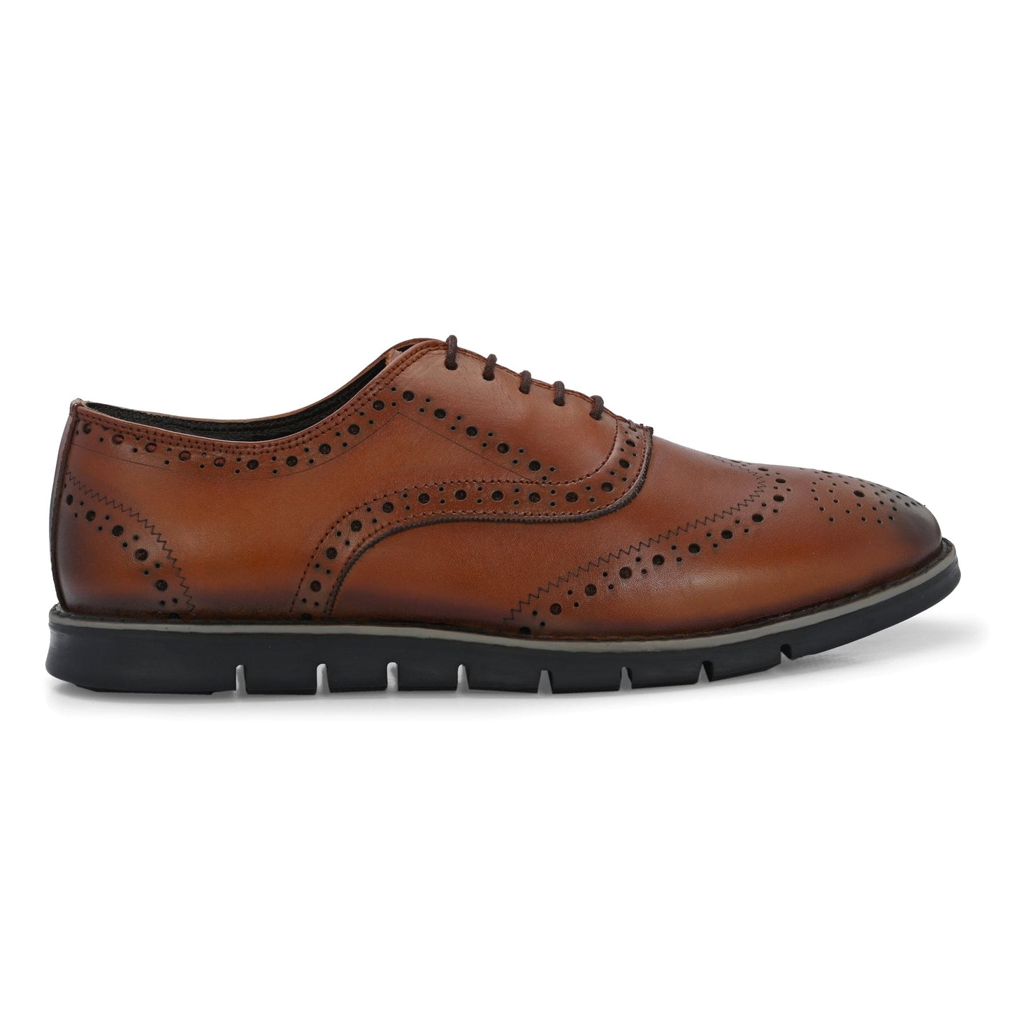 Legwork Informal Brogue Original Tan Italian Leather Shoes