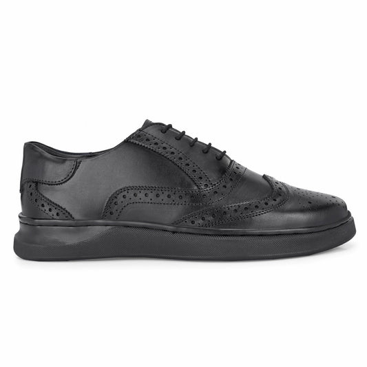 Wingtip Marvel Black Men's Sneakers