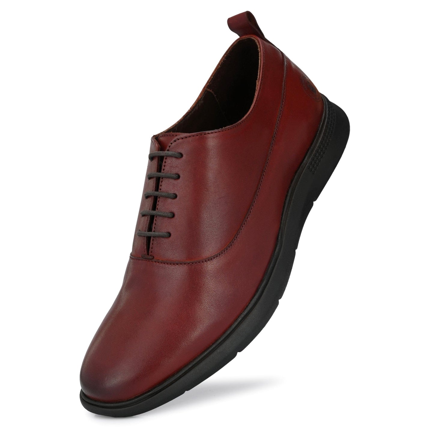 Legwork Crossover Cognac Red Italian Leather Shoes