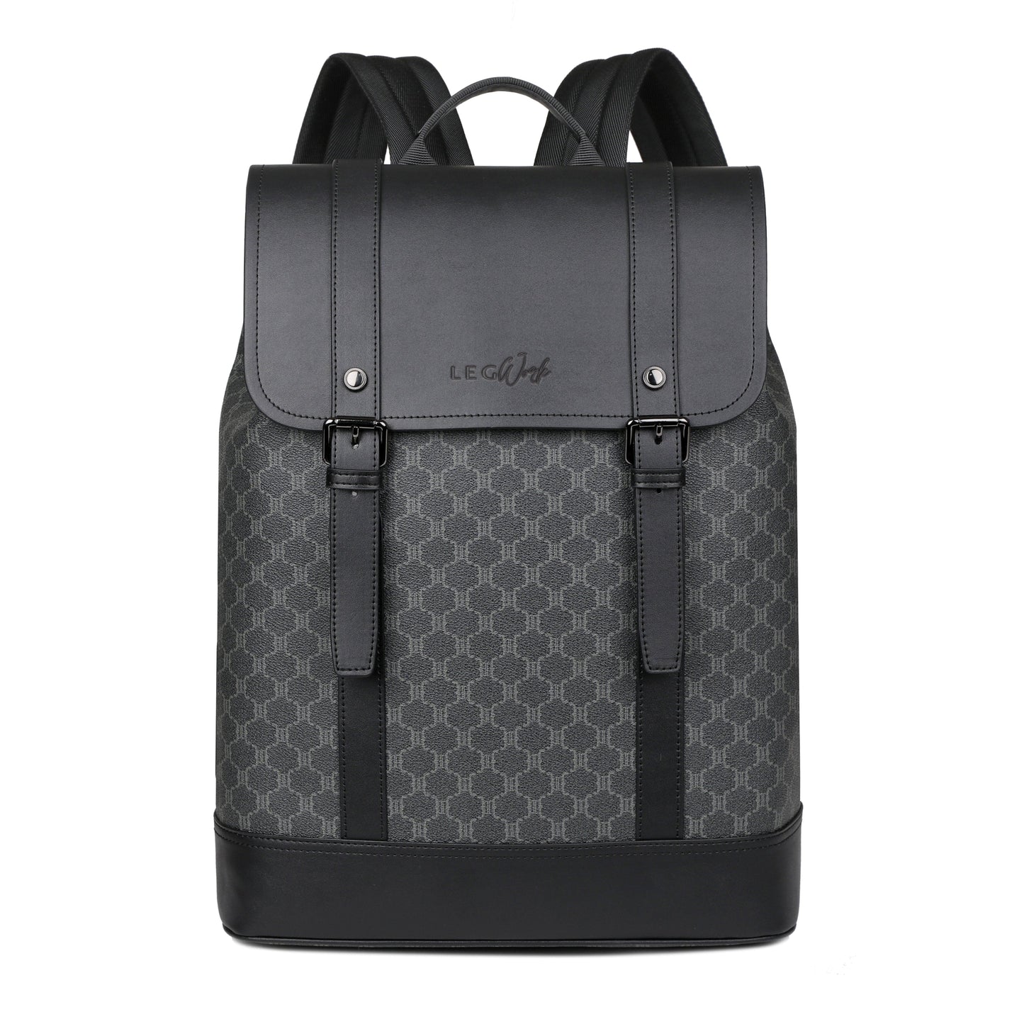 Legwork Legacy Luxe 25L Monogram Executive Laptop Backpack