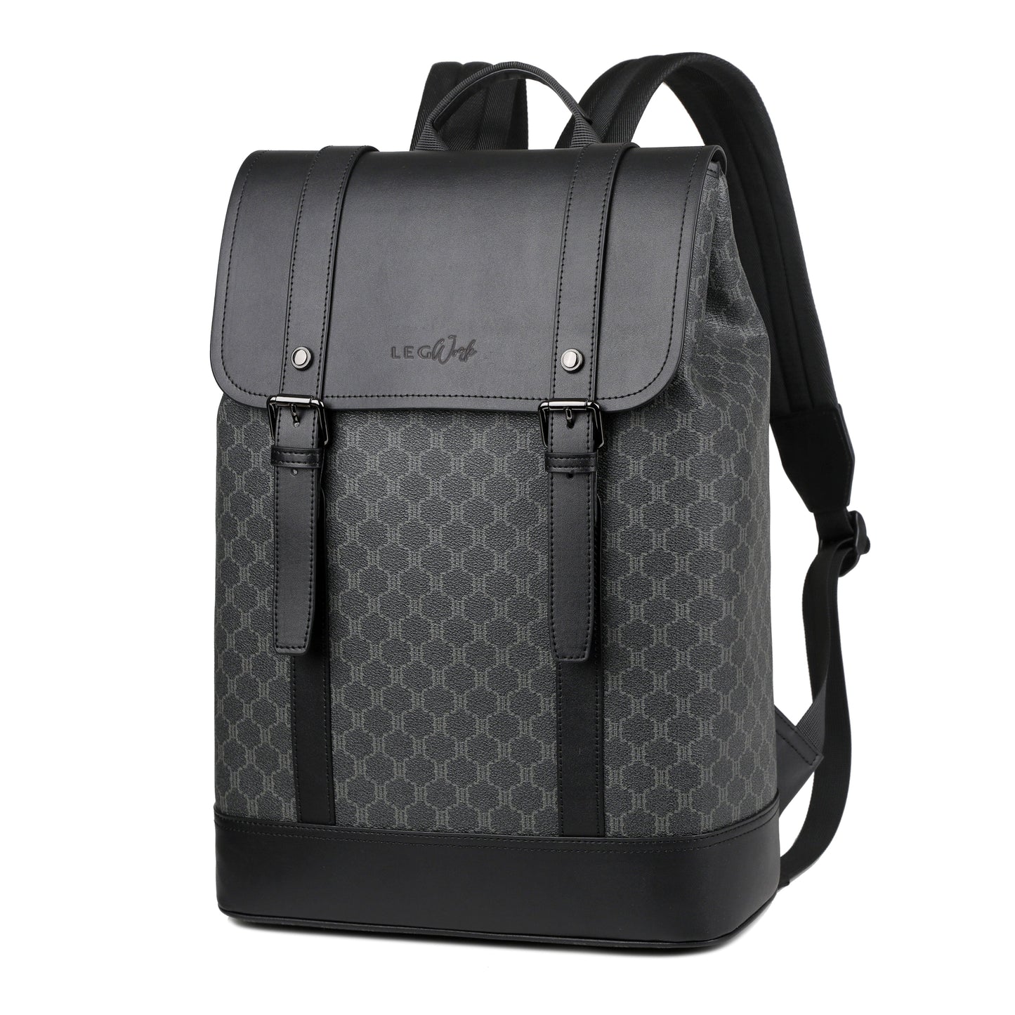 Legwork Legacy Luxe 25L Monogram Executive Laptop Backpack