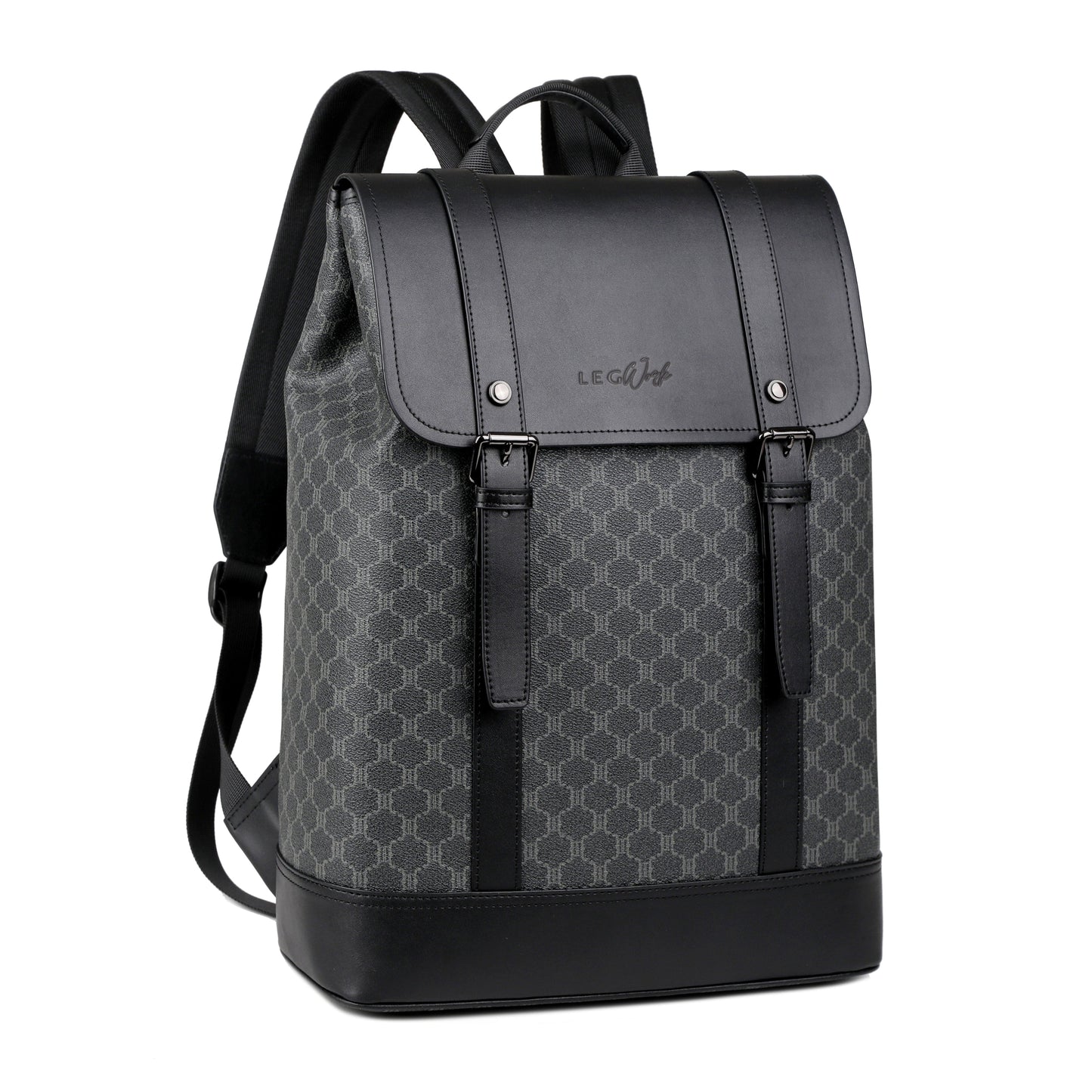 Legwork Legacy Luxe 25L Monogram Executive Laptop Backpack