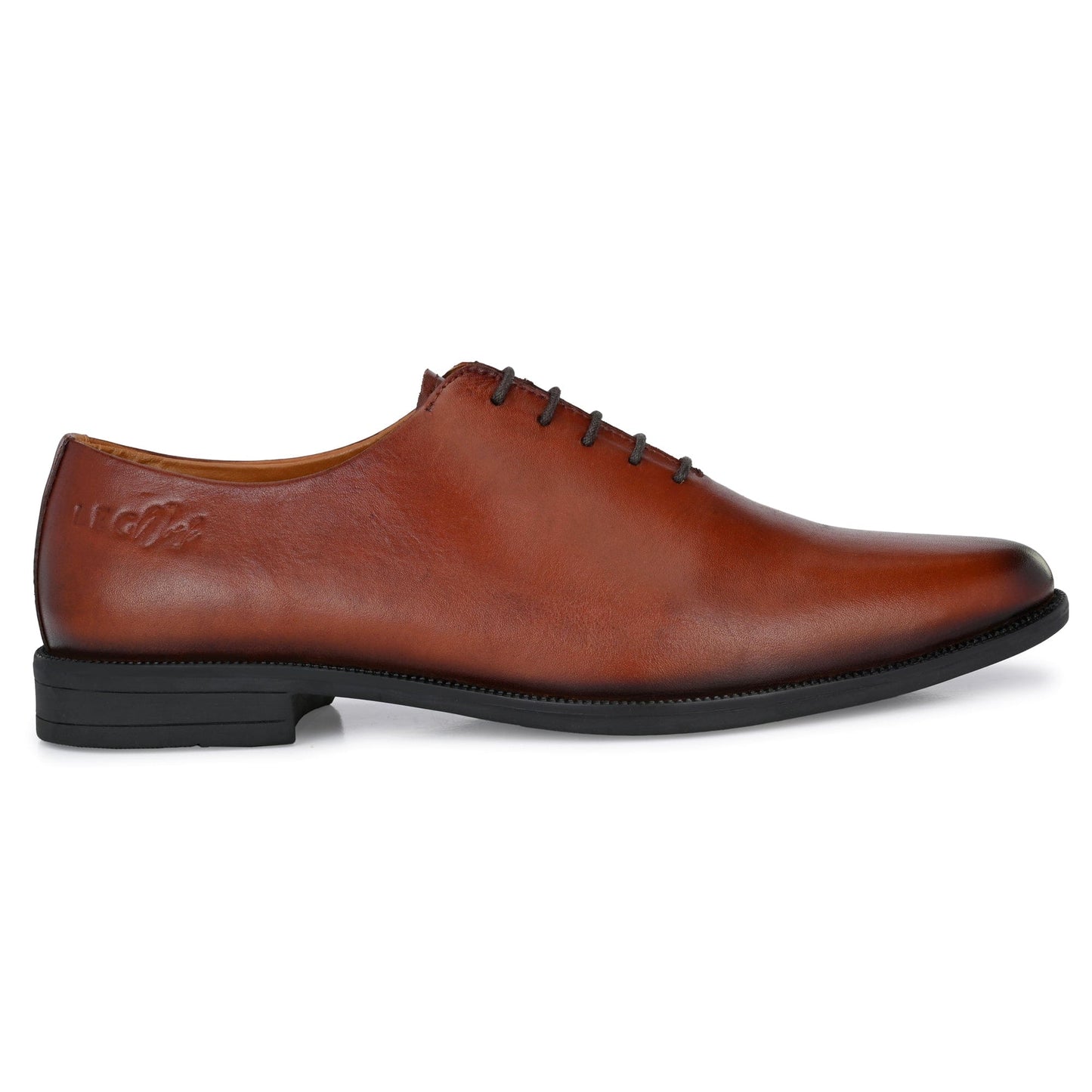 LEGWORK WHOLECUT BRITISH TAN CALF ITALIAN LEATHER DRESS SHOE