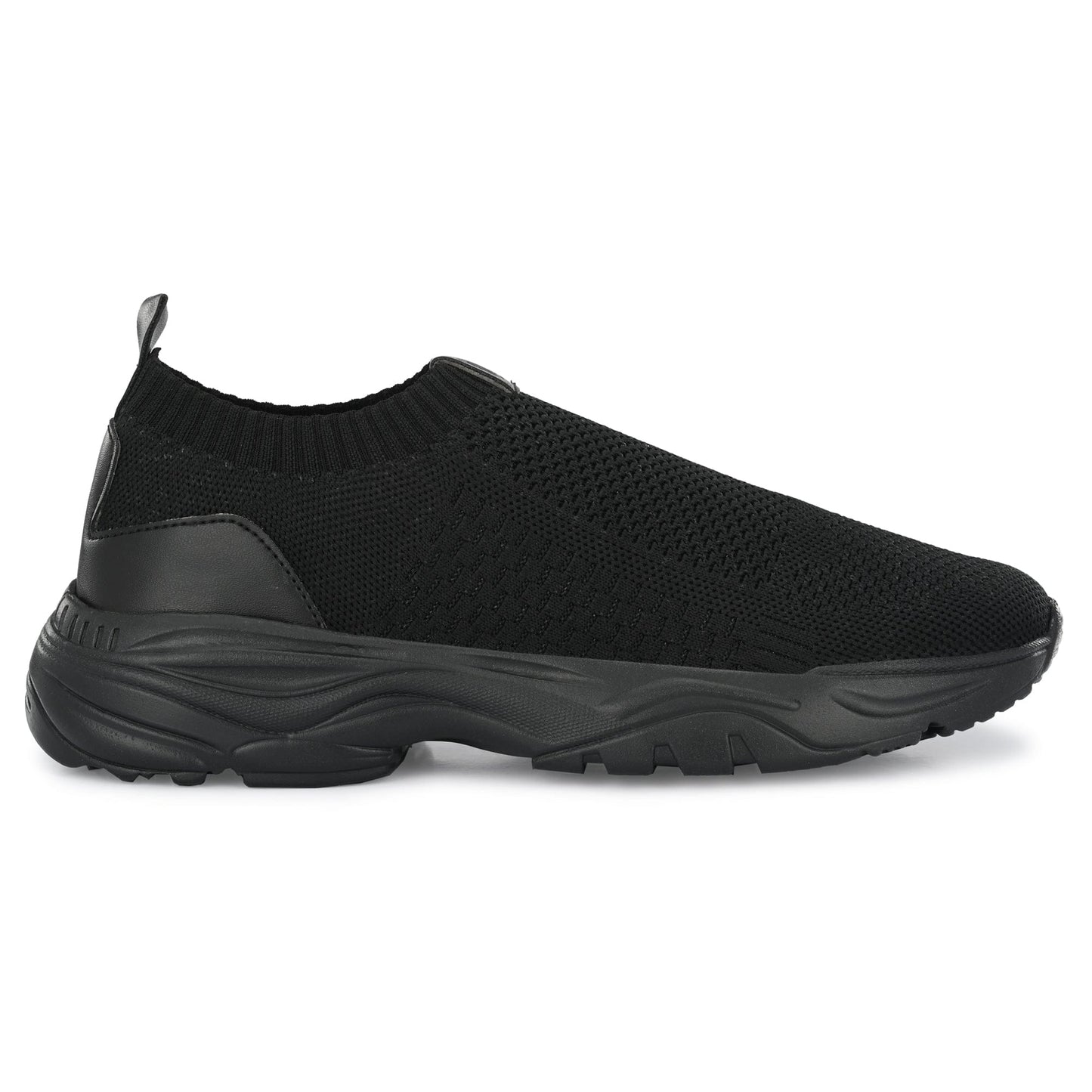 Legwork Comfortable Ultra Triple Black ProKnit Sneakers Shoes made with 100% Recycled Plastic Bottles