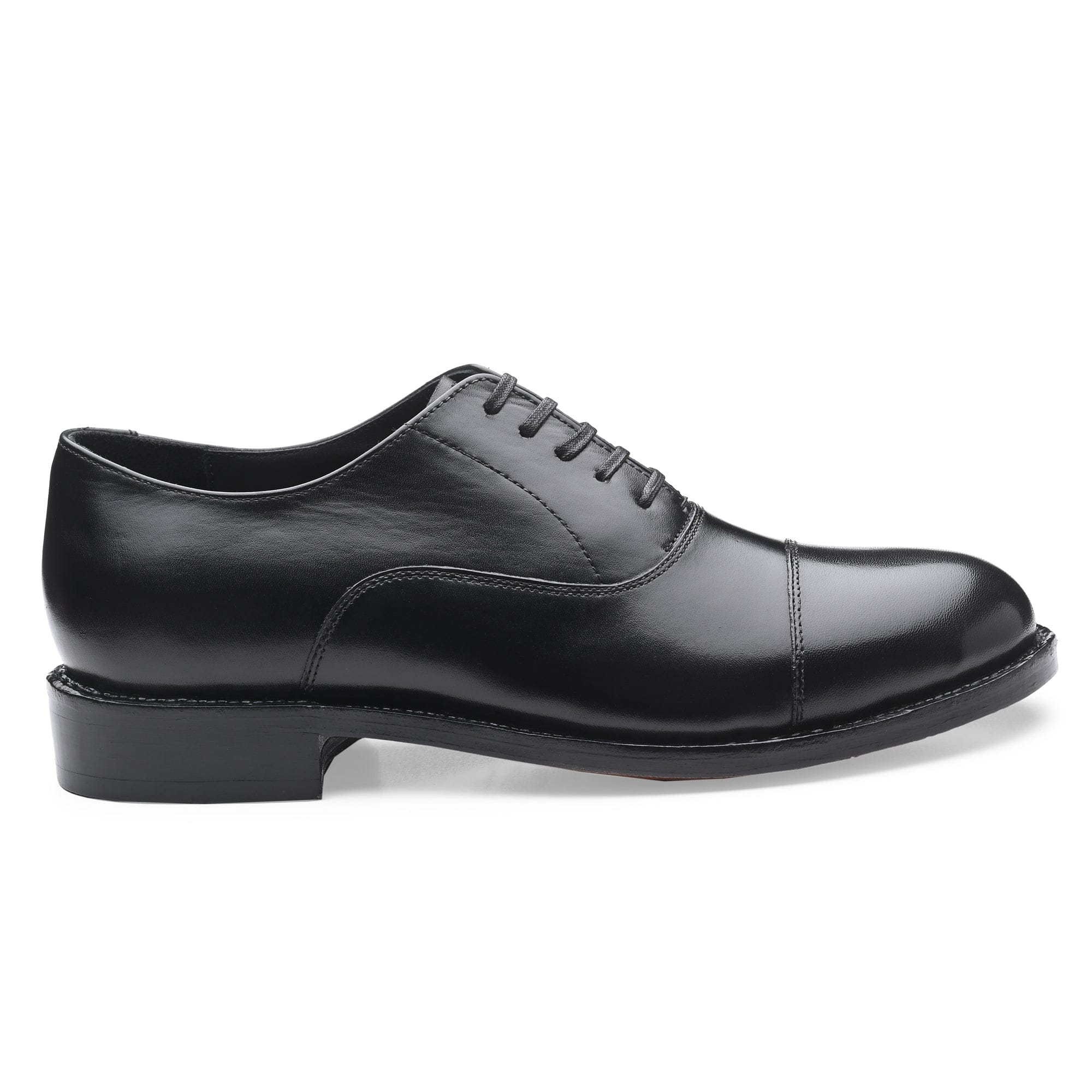 Black leather dress shoes online